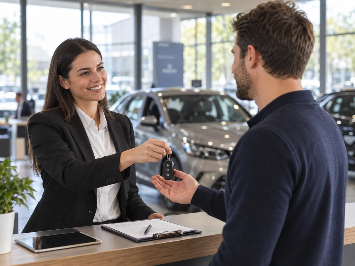 Remise de clés d'un véhicule à un conducteur grâce à un casier connecté