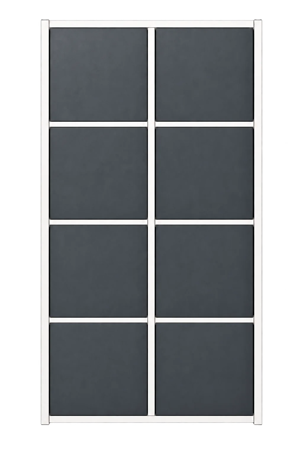 Module anthracite 4 casiers verticaux HippoKa