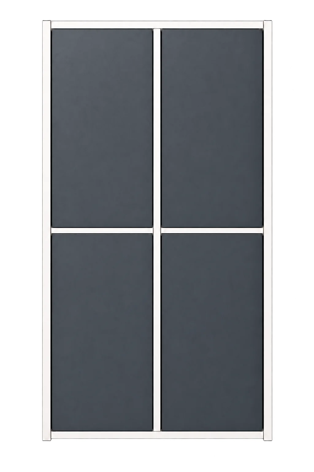 Module anthracite 4 grands casiers verticaux HippoKa
