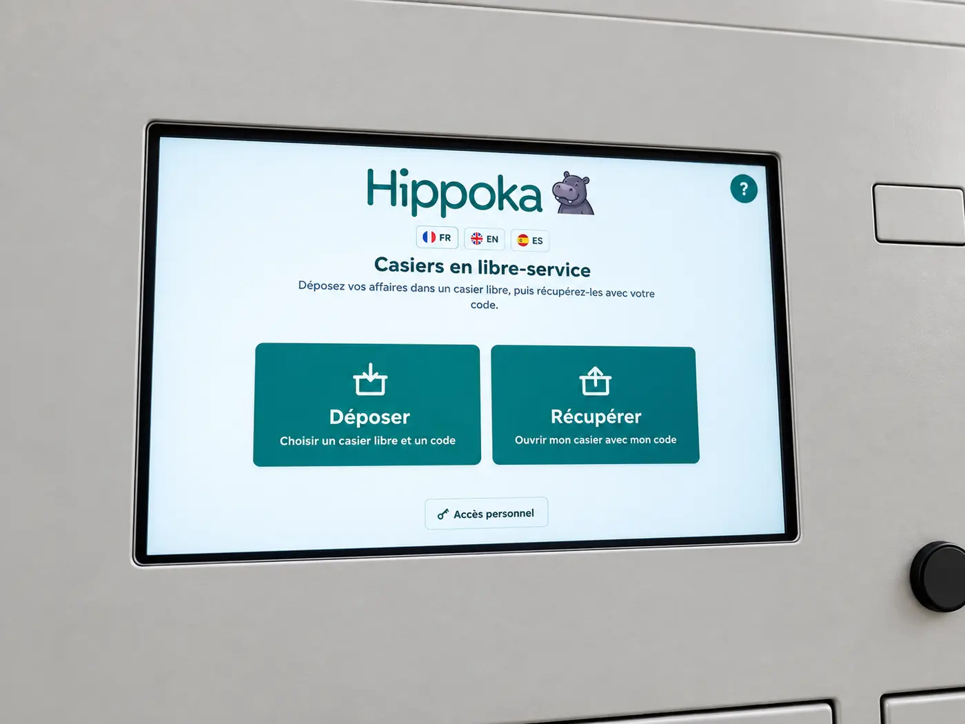 borne hippoka libre service interface